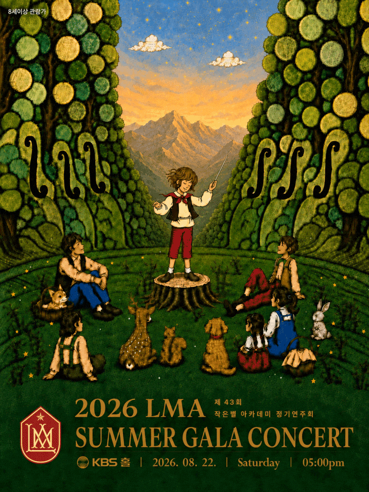 제43회 작은별 아카데미 정기연주회: LMA SUMMER GALA CONCERT 대표 이미지