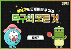 [도봉구] 입문자도 쉽게 배울 수 있는 탁구의 모든 것 대표 이미지