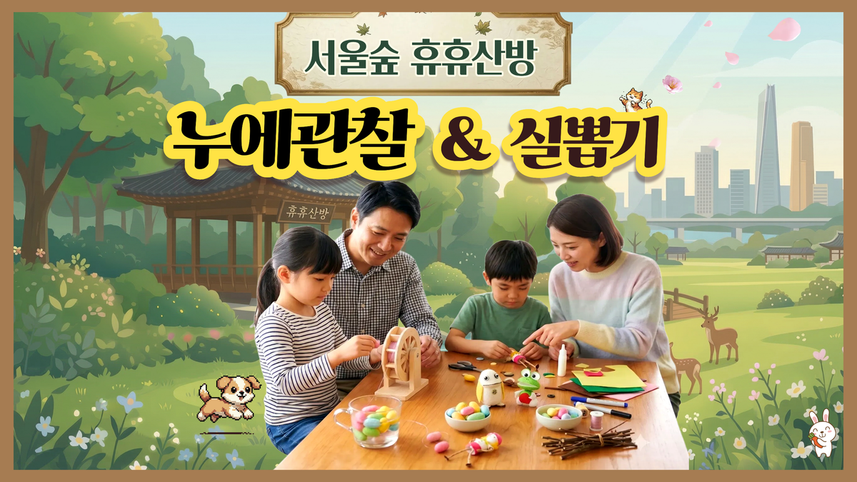 (8월) 누에관찰 & 실뽑기 (서울숲 휴휴산방) _(토) 대표 이미지