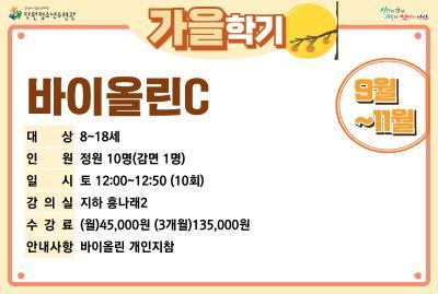 [감면]바이올린C_가을학기[사회교육_단원] 프로그램 사진 4
