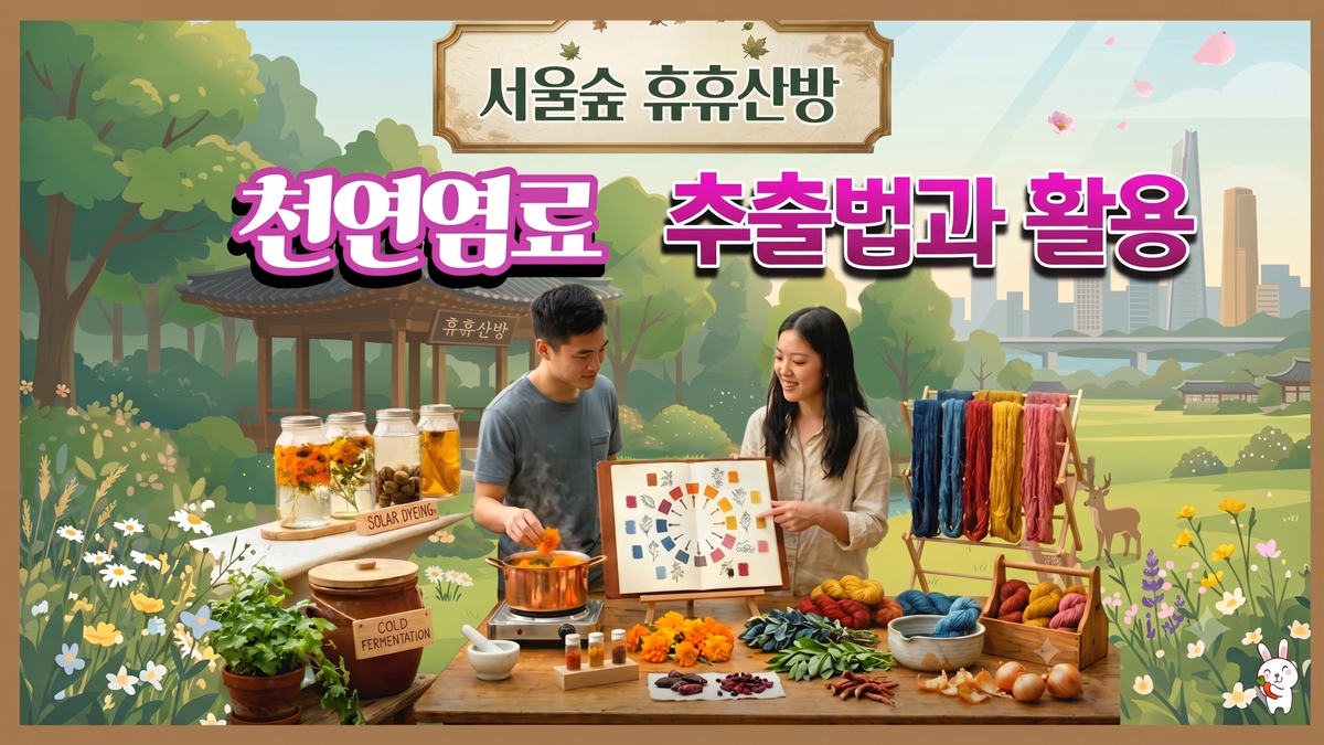 (8월) 천연염료 추출법과 활용 (서울숲 휴휴산방) _(금) 대표 이미지