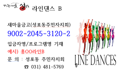 라인댄스 B 대표 이미지