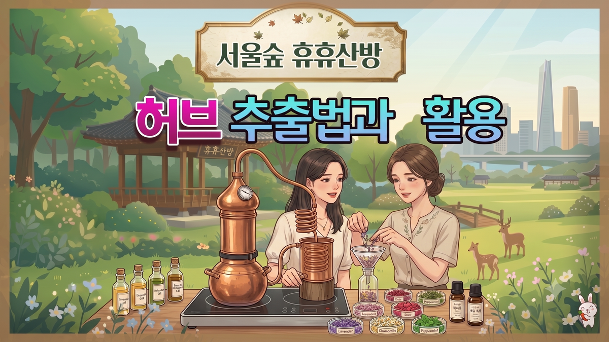 (8월) 허브 추출법과 활용 (서울숲 휴휴산방) _(수) 대표 이미지