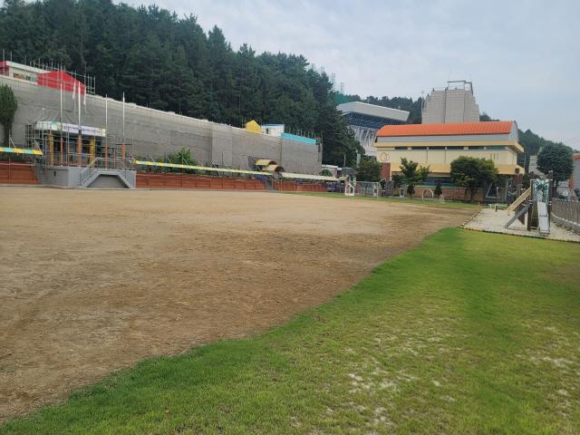 호산초등학교 운동장 대표 포스터