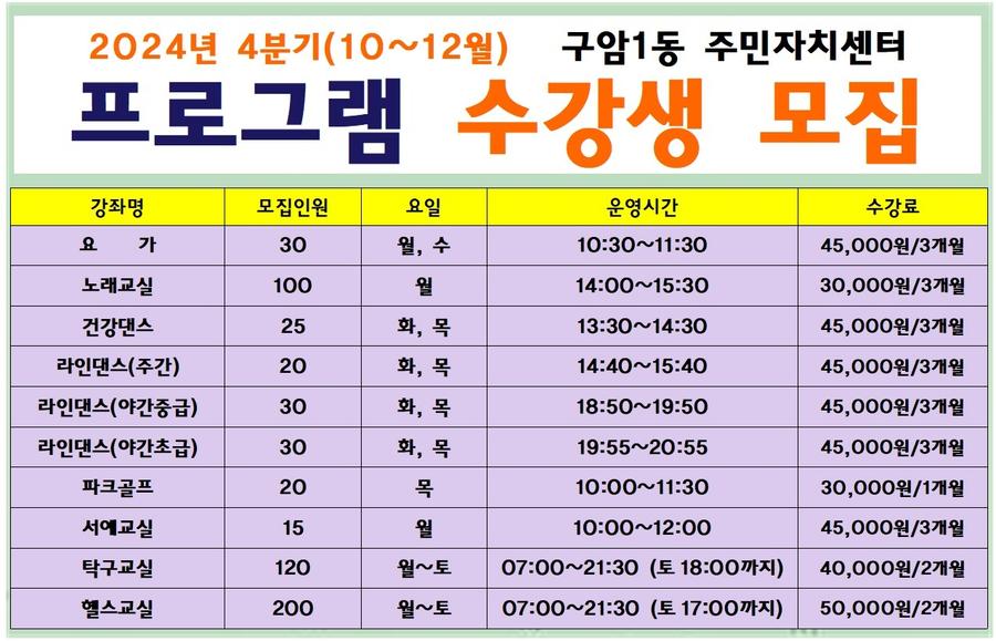 주민자치 프로그램(노래교실) 사진 2
